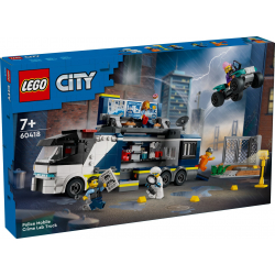 Klocki LEGO 60418 Policyjna ciężarówka z laboratorium CITY